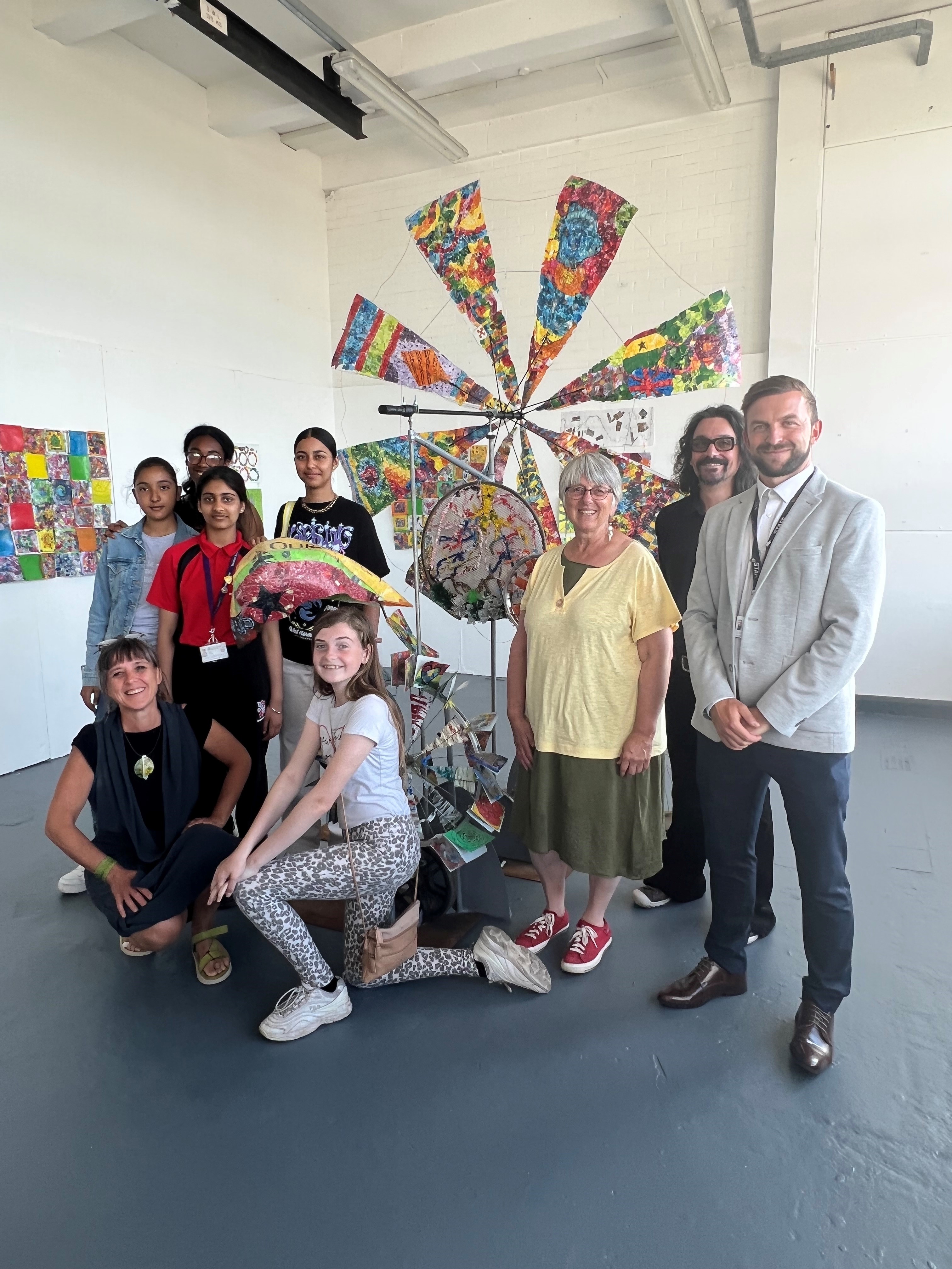 Local schools project explores the Commonwealth by connecting art with sport