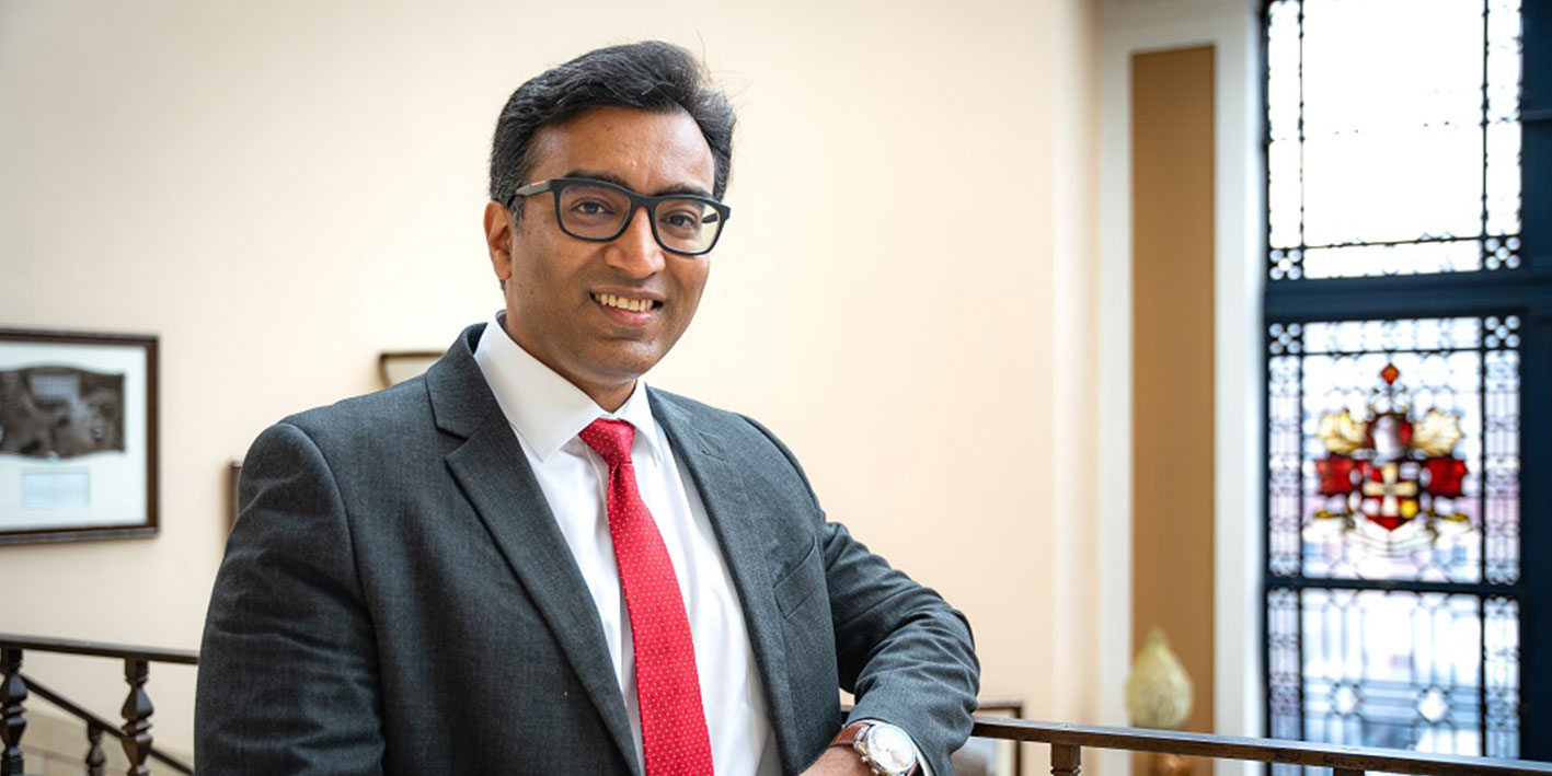 The new Pro Vice Chancellor for Research Prashant Pillai portrait picture