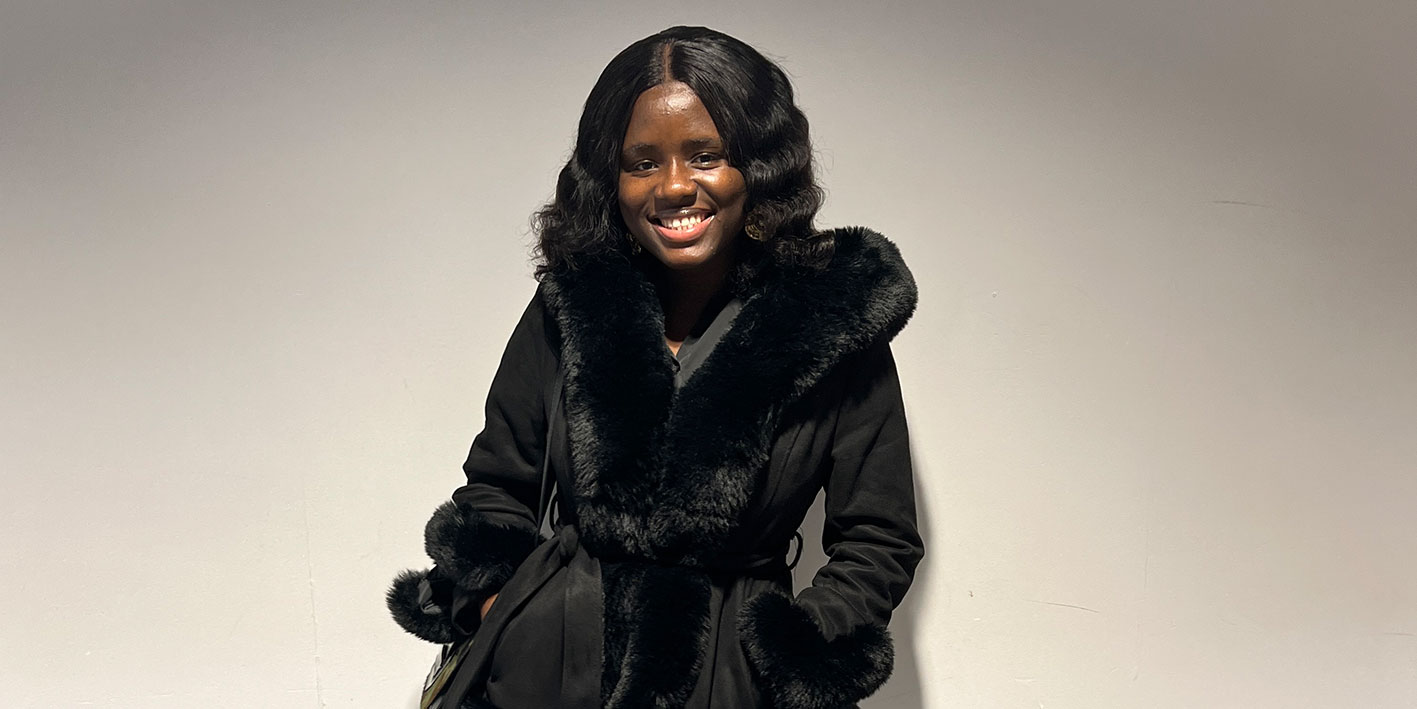 Portrait shot of an international student