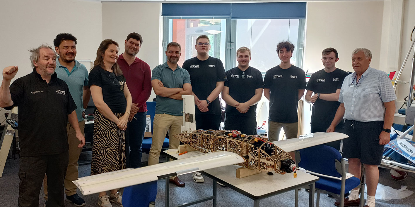 A group of visitors from the Ukraine with University staff