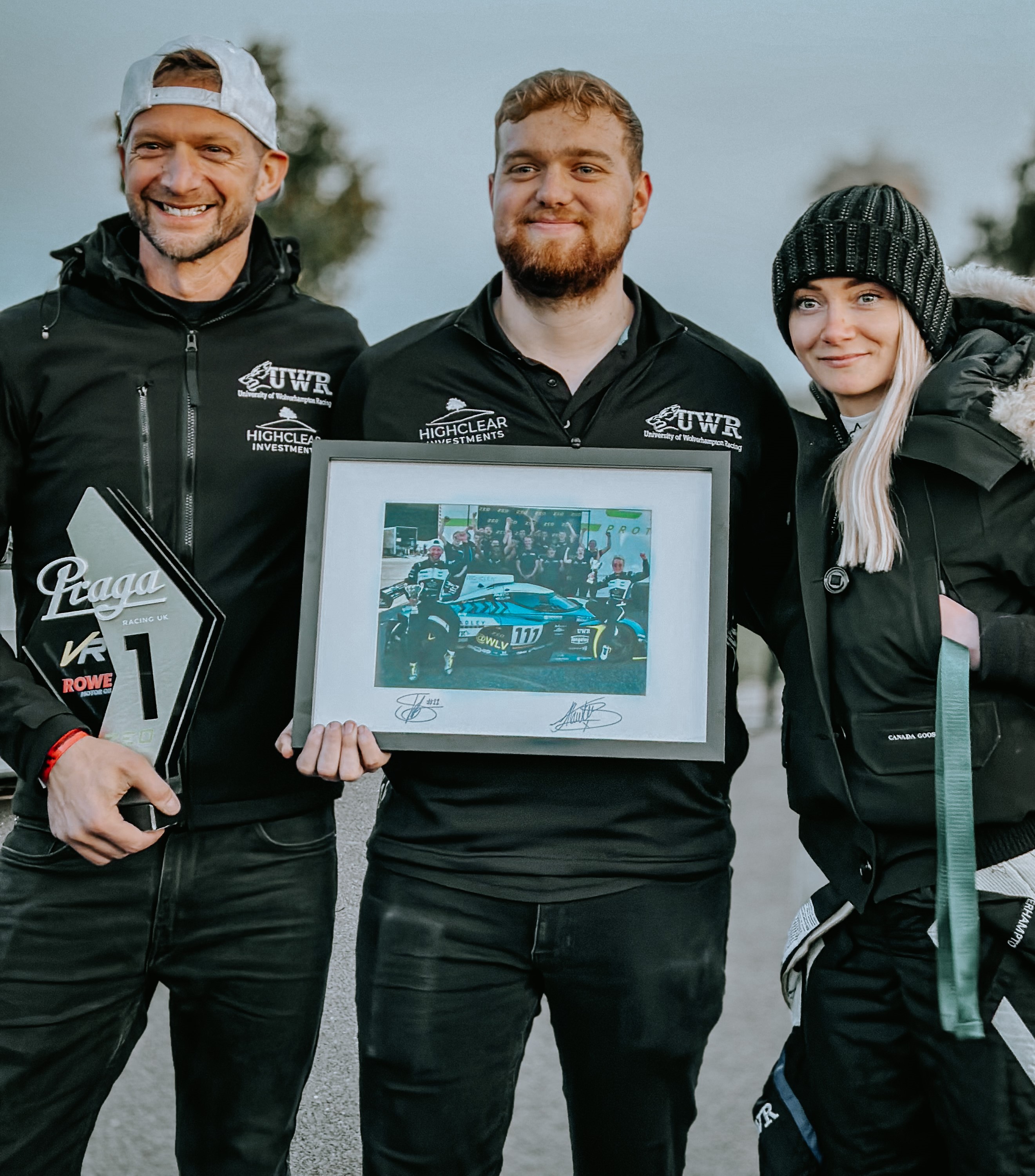 Race Team Celebrating wins at final races