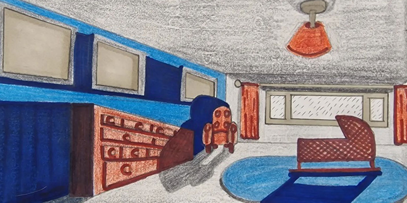 An illustration drawn by student Sam McCracken