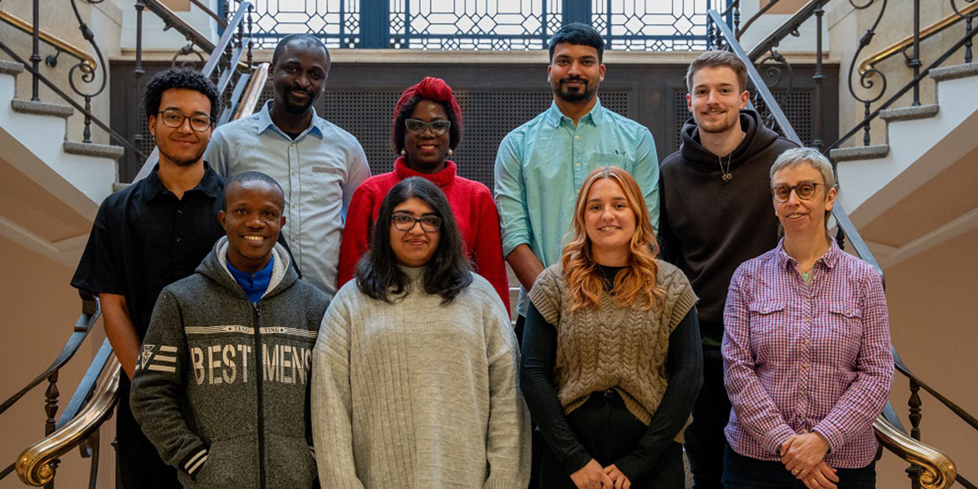 Group of Multiply tutors looking at the camera