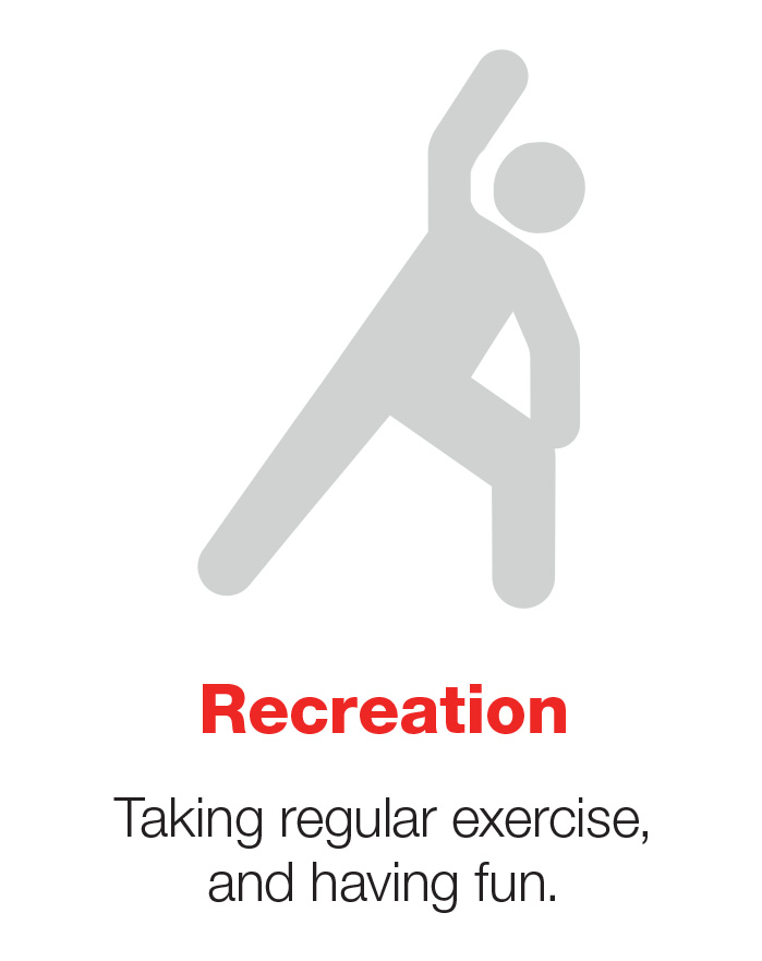 graphic of a man exercising. Read 