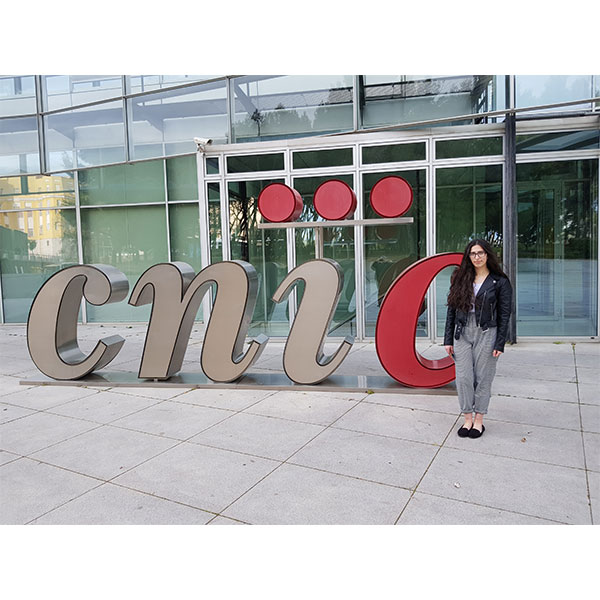 Student visits leading international Research Institute in Spain