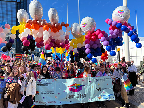 Photo from Pride 2022, LGBTQA+ staff network