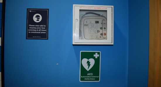 Defibrillators on campus