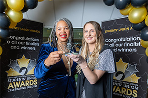 SU Awards 2023 winner Star Wilkes, Lecturer of the Year FEHW