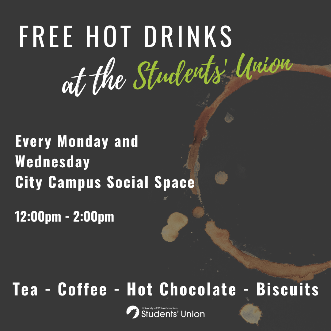 Free drinks served at the SU City Campus Mondays and Wednesdays