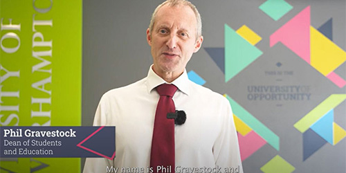 Phil Gravestock, Dean of Students and Education welcome video September 2023