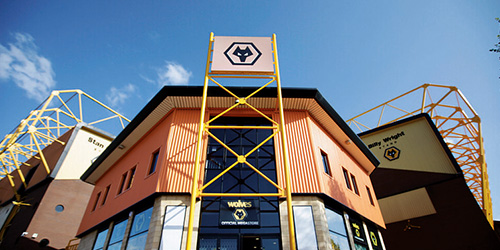 Wolves Molineux football stadium