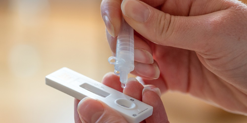 Lateral flow test kits now available for collection on campus
