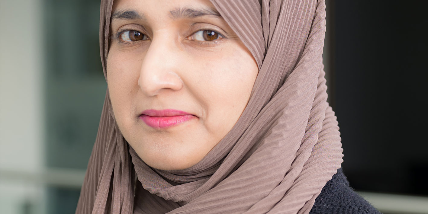 A resized portrait image of lecturer Samia Mahmood
