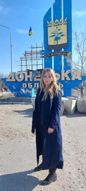 Ukrainian poet Victoria Amelina