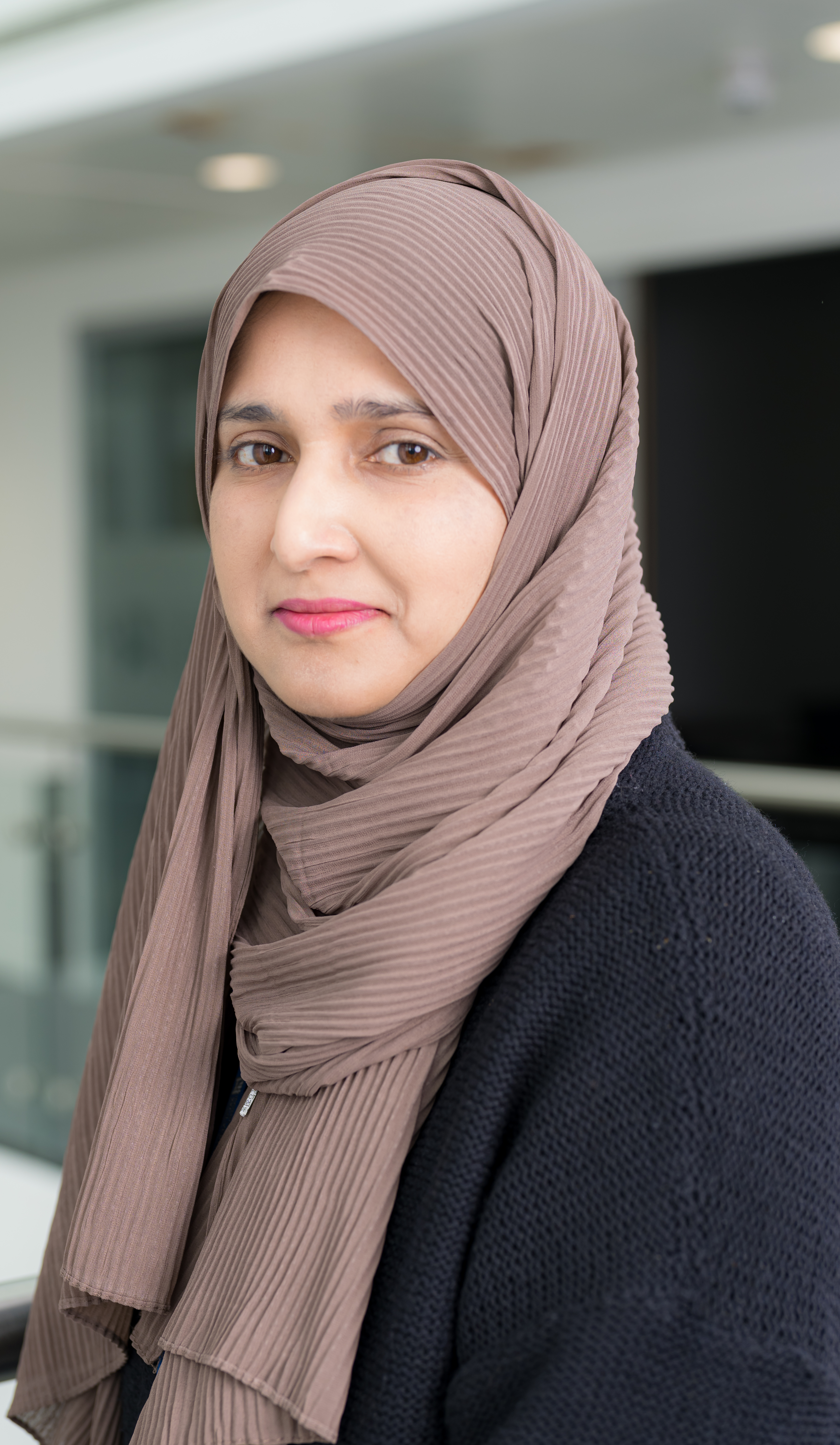 A portrait picture of Samia Mahmood lecturer in the Faculty of Arts, Business and Social Sciences
