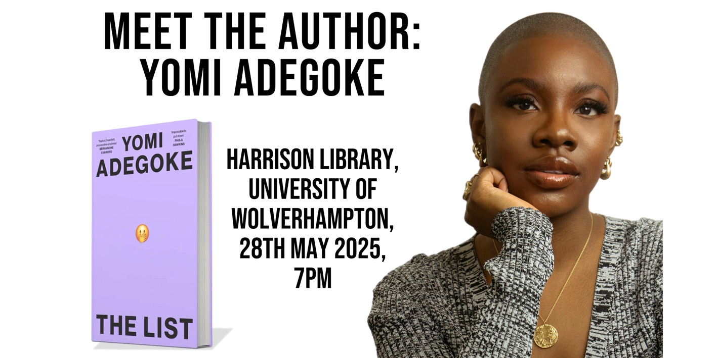 Yomi Adegoke author book reading event