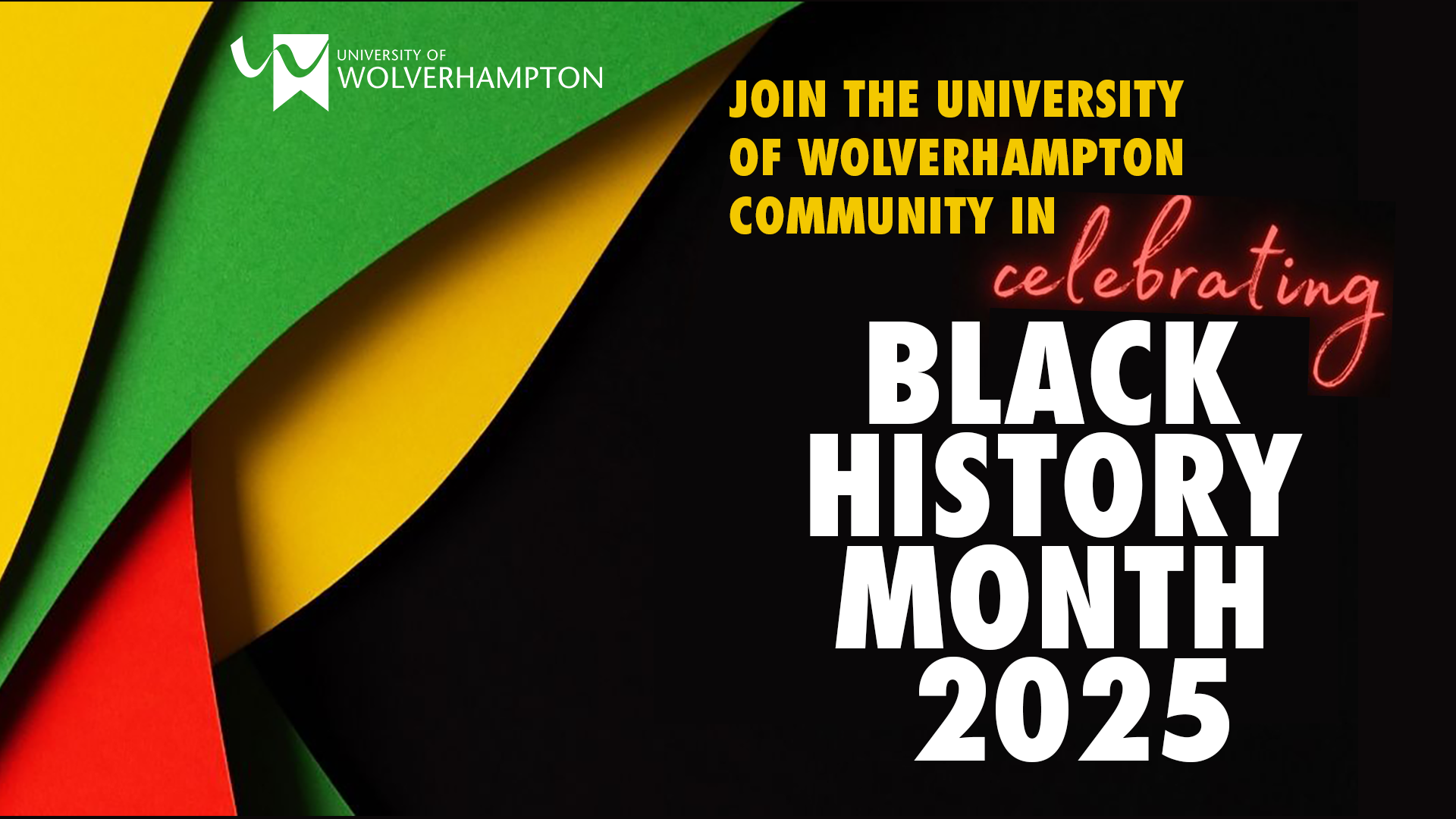 Join us in celebrating Black History Month 2025 graphic