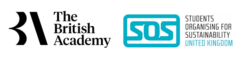 British Academy and Students Organising for Sustainability logos