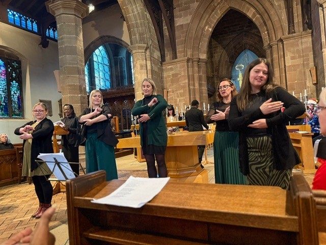 Carol service interpreting