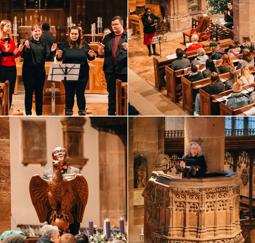 Carol Service montage