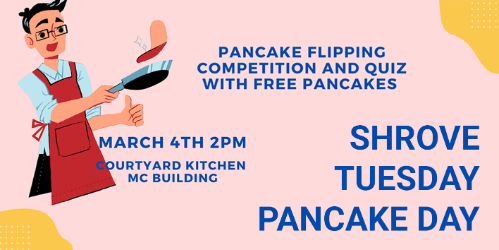 Shrove Tuesday 4 March 2025 pancake competition