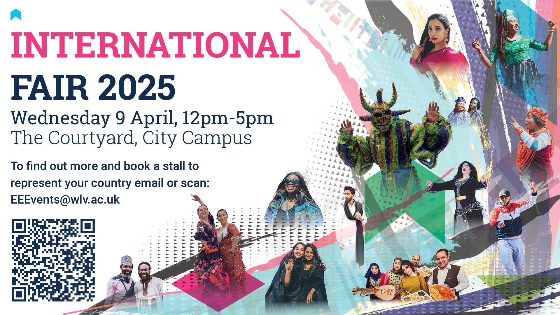 International Fair 2025 Wednesday 9 April 12pm-5pm The Courtyard