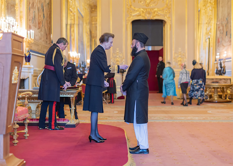 Imam Mohammad Asad receives MBE