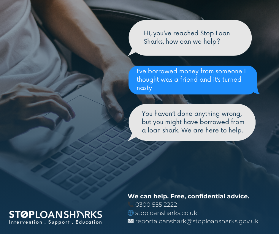 stop loan sharks graphic