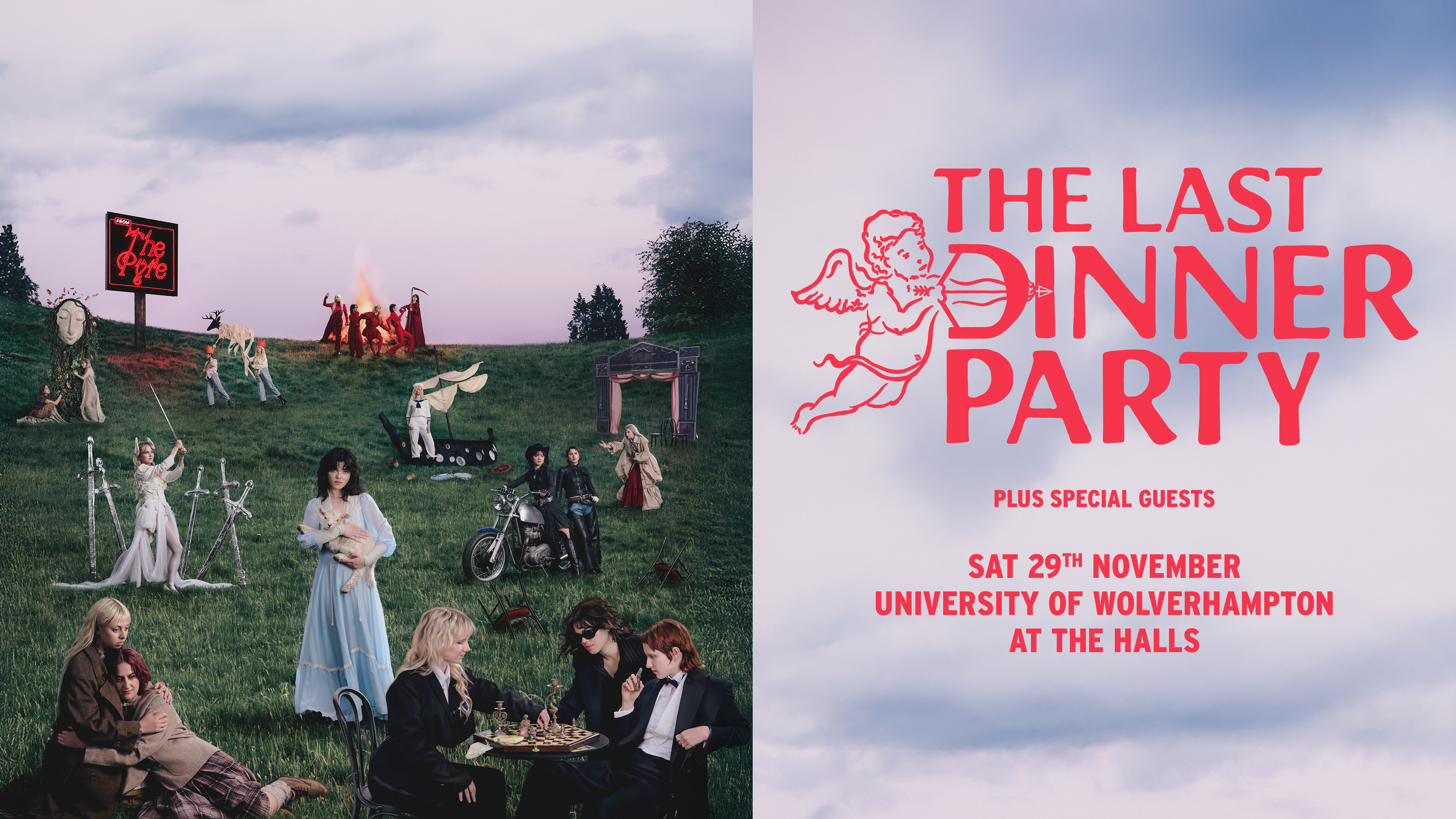 The Last Dinner Party artwork Sat 29th November at the Halls