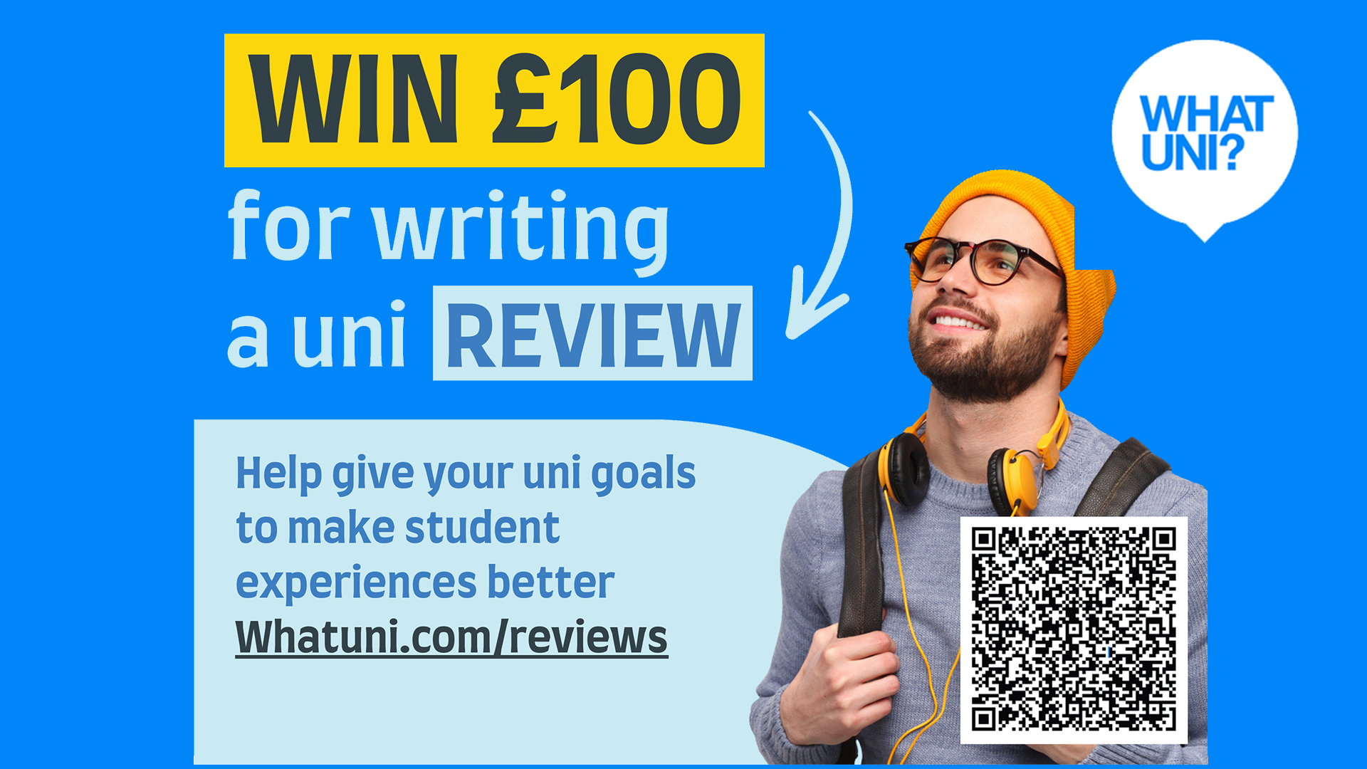 Win £100 for writing a review of your Uni