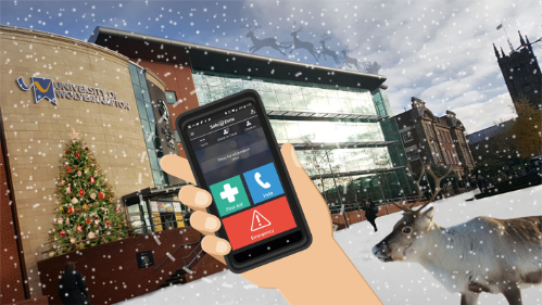Spending Christmas on campus? Download the SafeZone app