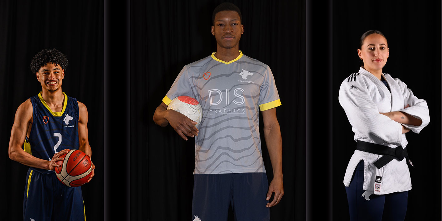 Three Sports Scholarship students