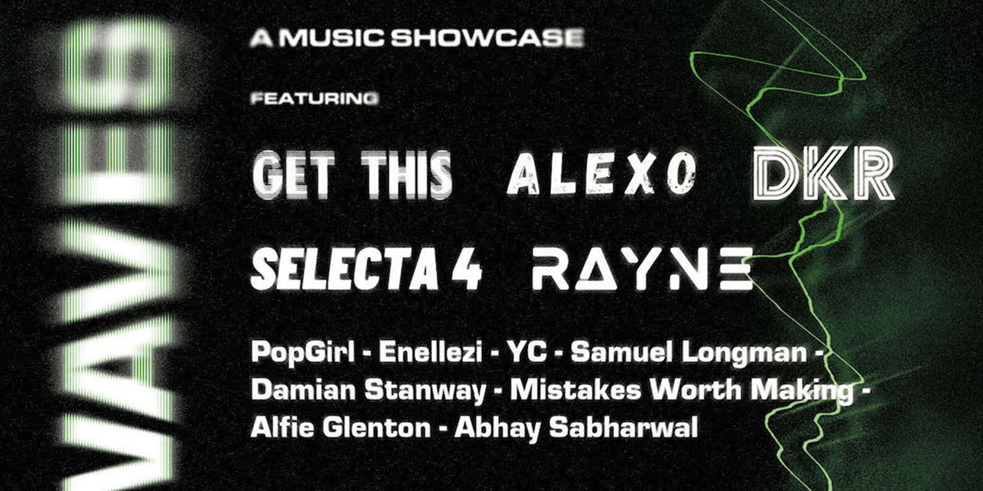 Graphic promoting music students end of year show