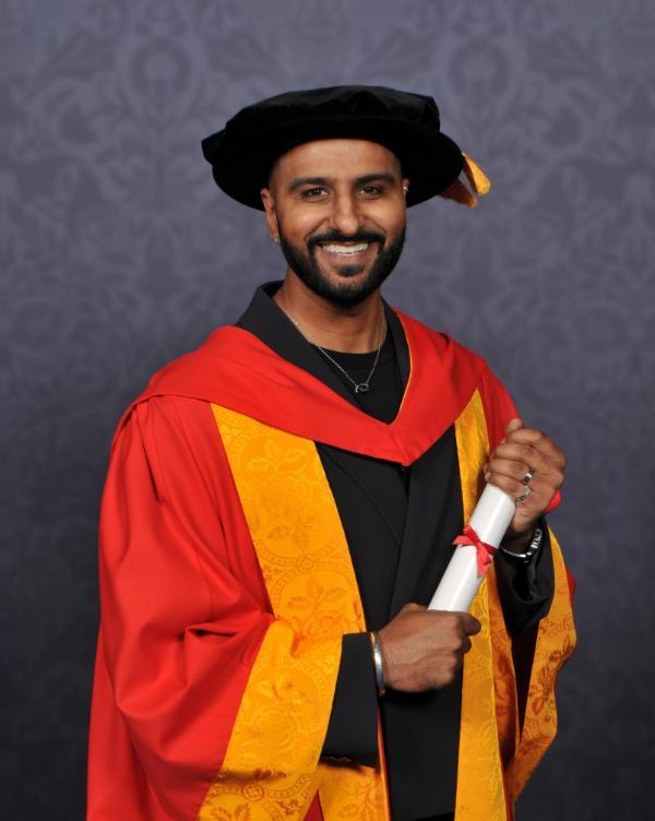 A portrait of Honorary Graduate Harpreet Jandu