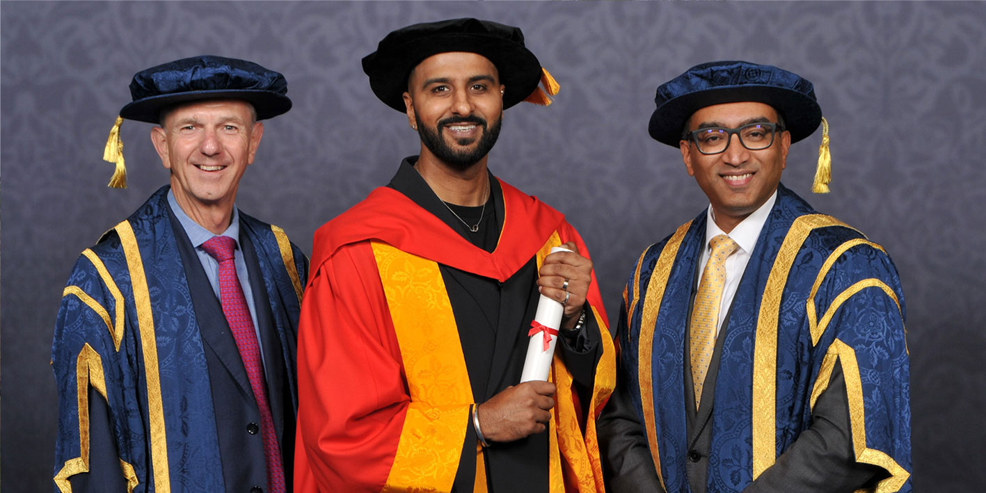 A portrait of Honorary Graduate Harpreet Jandu
