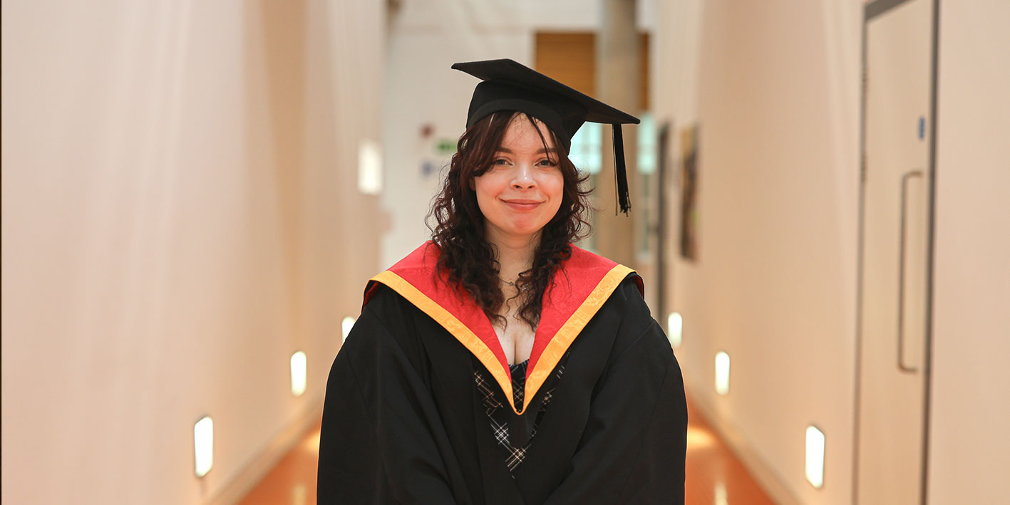 Portrait of Creative Writing student Khia Cranston