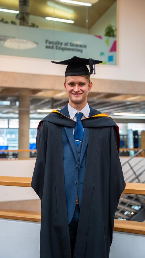 Portrait of Engineering graduate Owen Stokes