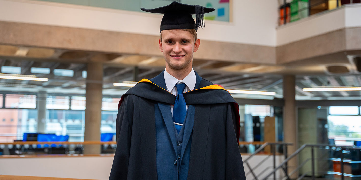 Portrait of Engineering graduate Owen Stokes