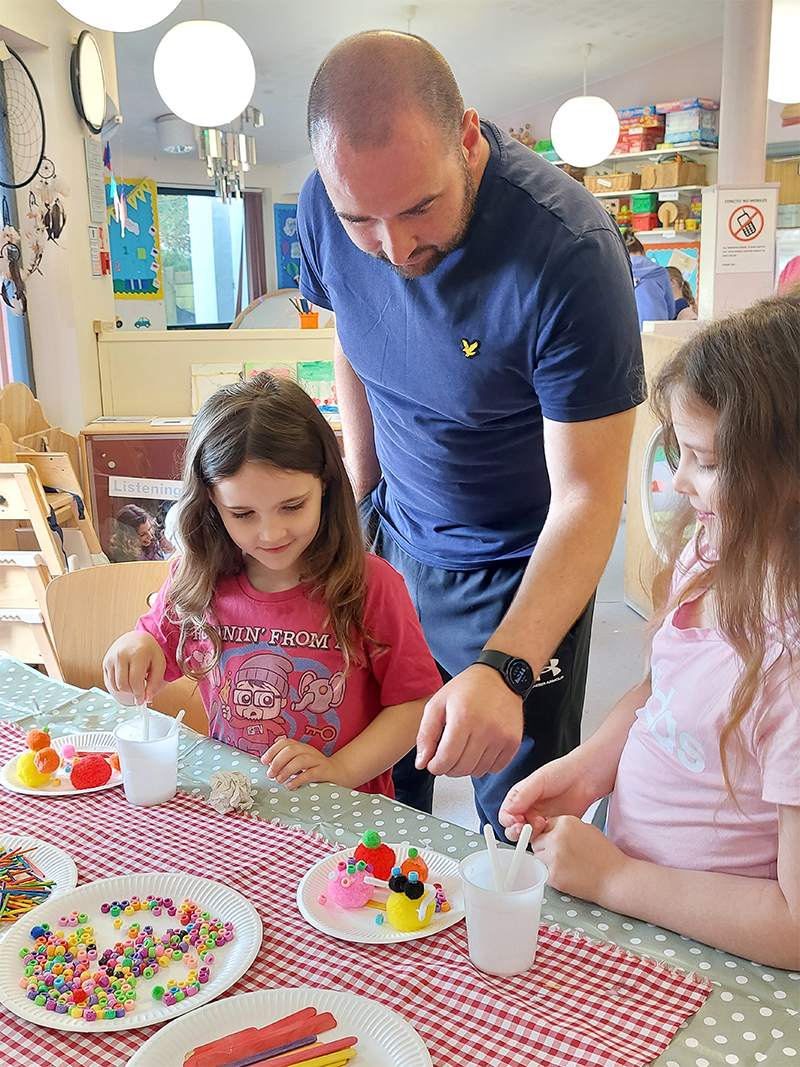 Arts Connect Lets Craft project Family Hub at Walsall Family Fun Day
