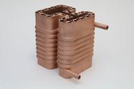 Copper pipes 3D printed