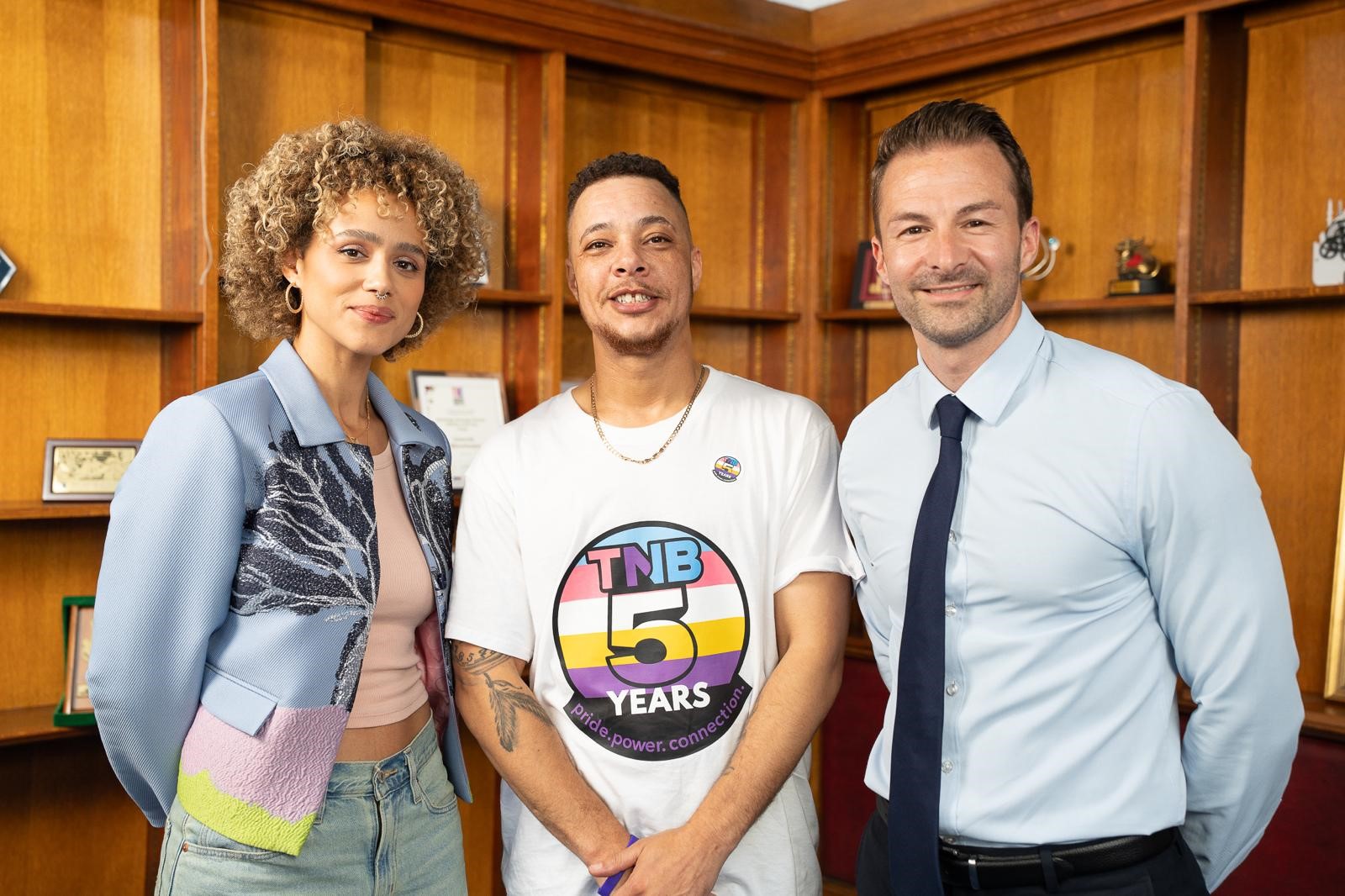Hollywood star Nathalie Emmanuel joins University alumnus to celebrate TNB Connect milestone