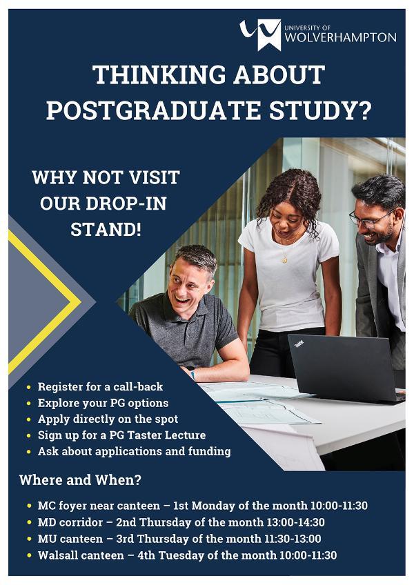 postgraduate study poster