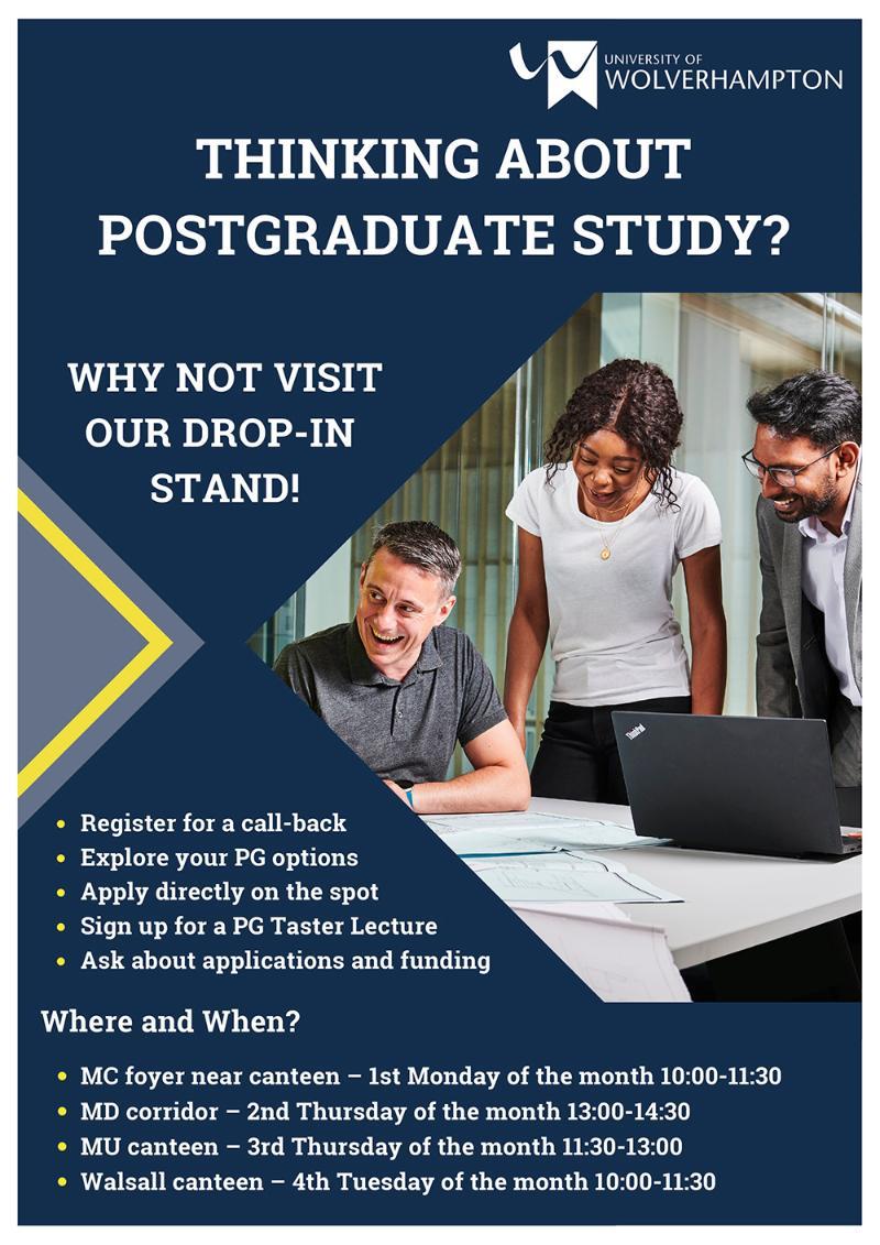 postgraduate study poster