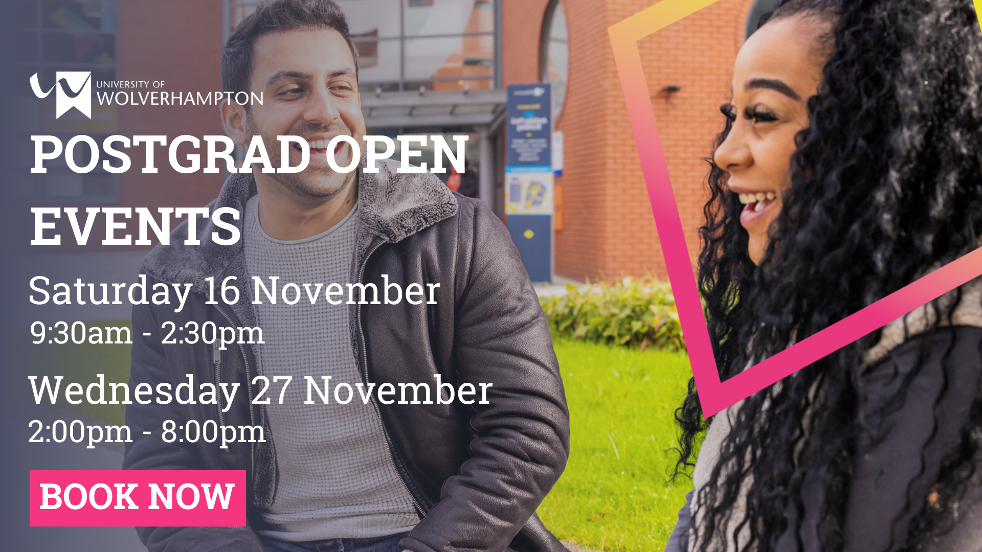 Postgraduate Open days November 2024