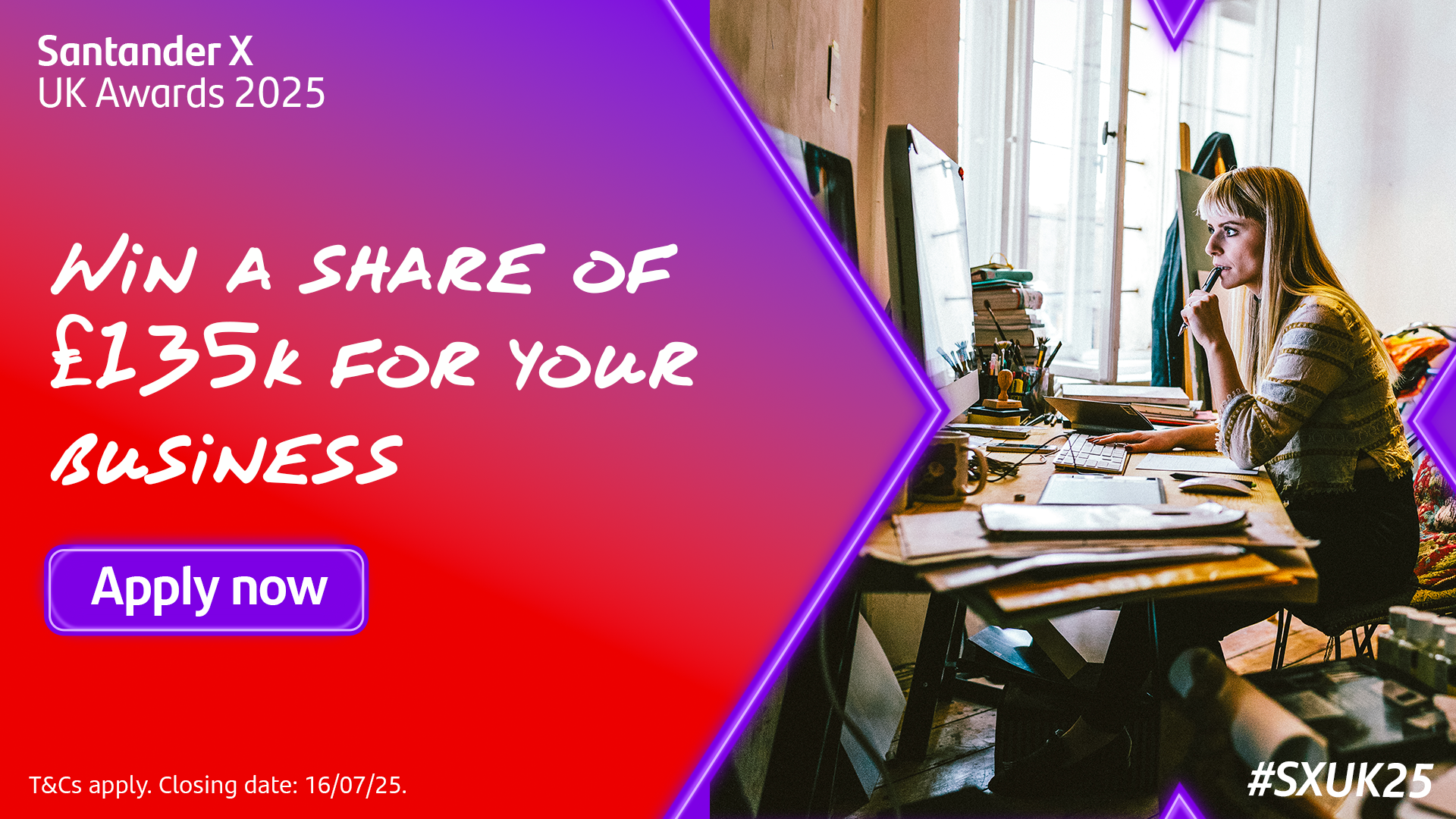 Santander X Awards 2025 - Win a share of £135k for your business