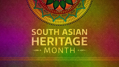 South Asian Heritage Month graphic
