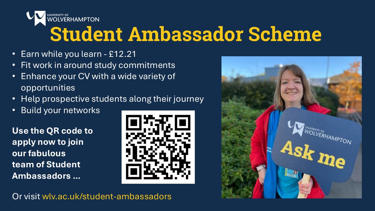 Student Ambassador recruitment slide