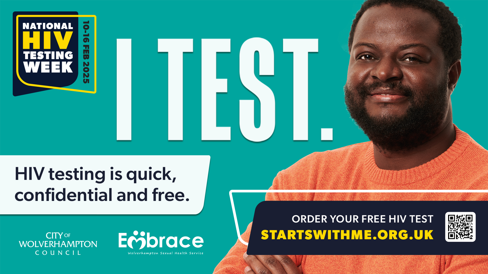 HIV testing campaign Wolverhampton City Council