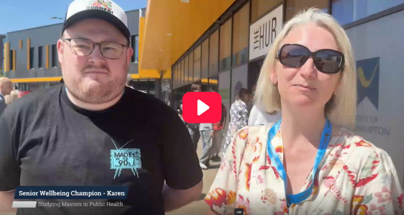 The Hub - interviews with wellbeing champions and Dr Clare Dickens video thumbnail