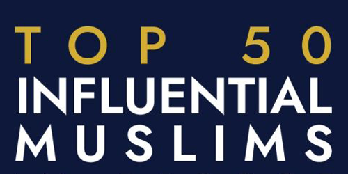 Top 50 Influential Muslims - award badge